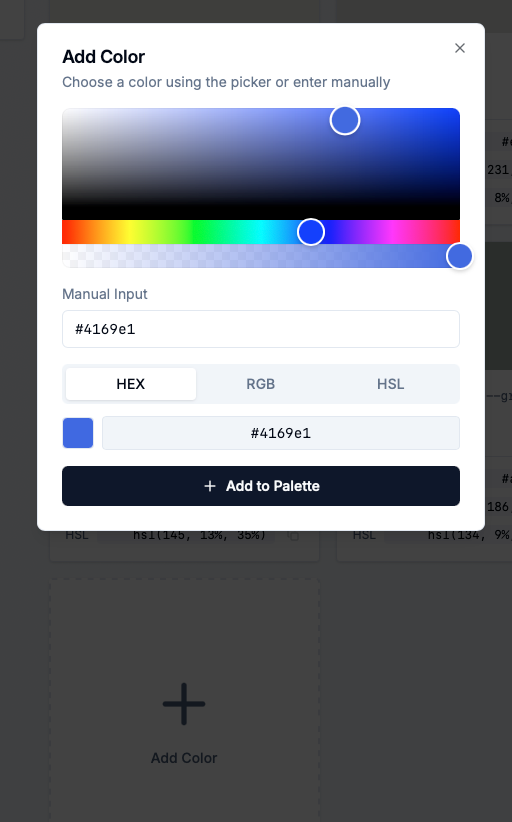 Add new color