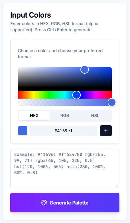 Color Picker Interface